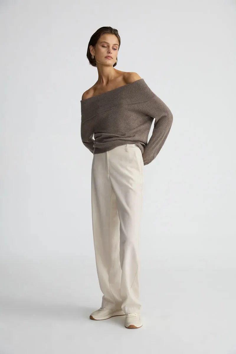 THE CASHMERE OFF SHOULDER - BRACKEN