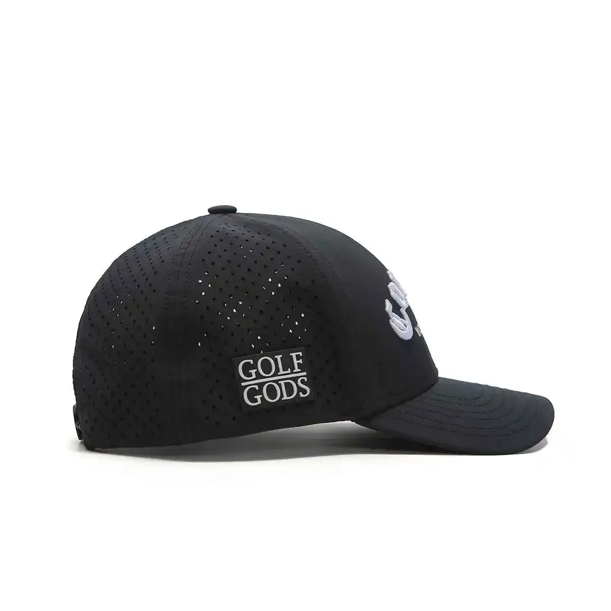 TOUR PRO Cocaine & Hookers Golf Hat in Black with Curved Brim