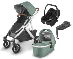 UPPAbaby Vista V2 with Cabriofix i-Size Car Seat and Base - Emmett