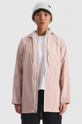 Womens 2.5L Dusky Pink Rain Jacket