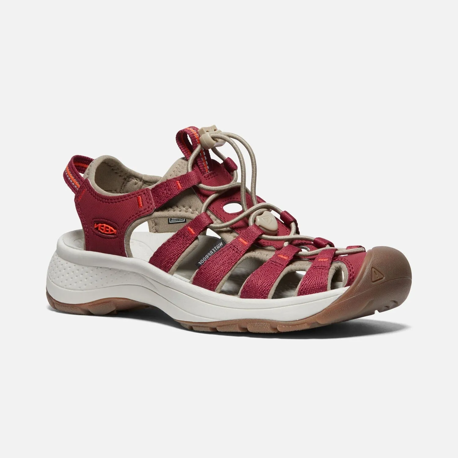 WOMEN'S ASTORIA WEST SANDAL - MERLOT/SCARLET IBIS