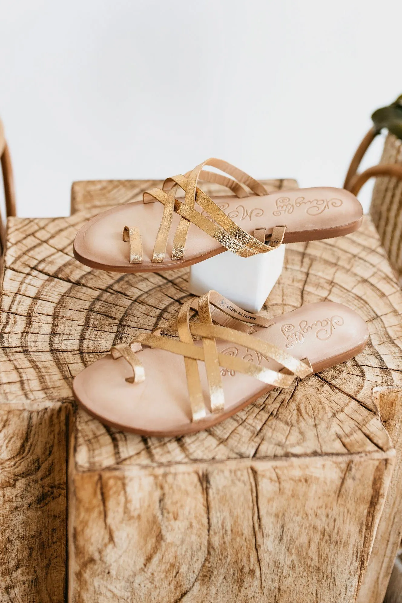 Zooche Sandal in Gold