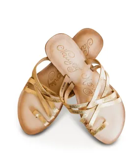 Zooche Sandal in Gold